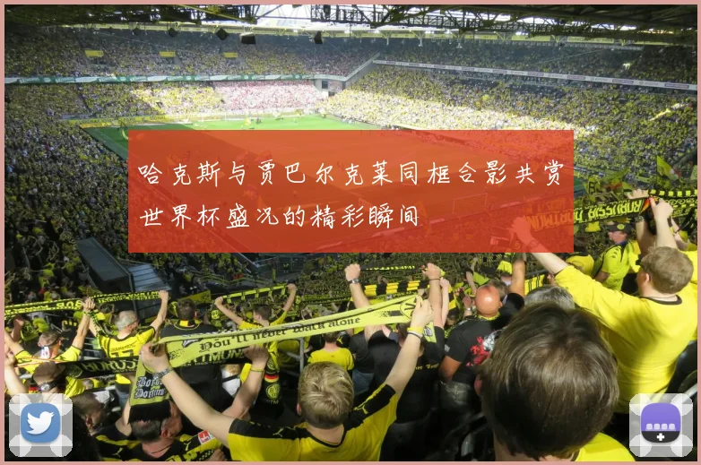 哈克斯与贾巴尔克莱同框合影共赏世界杯盛况的精彩瞬间